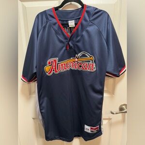 Majestic Navy men’s Baseball Jersey Mauer 2009 size 54